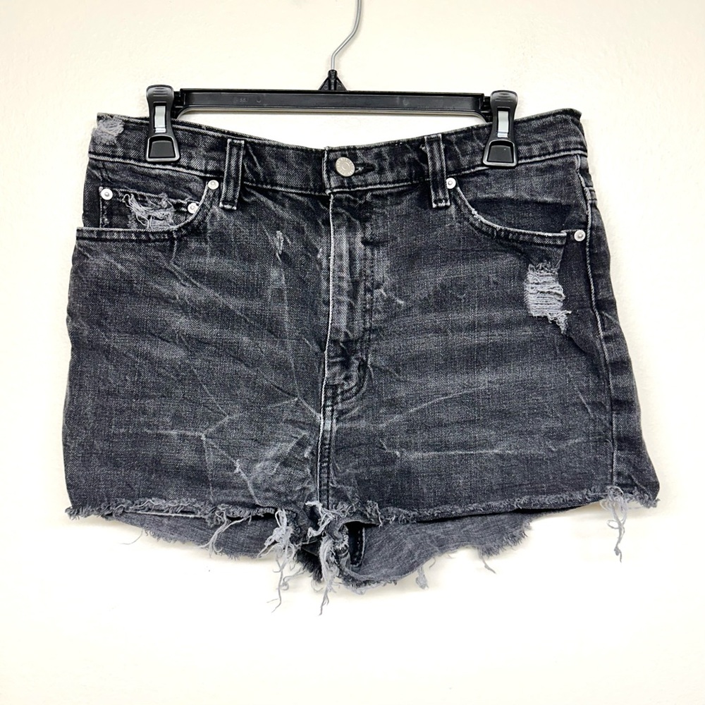 BDG Urban Outfitters Girl Friend High Rise Black Shorts Size 31